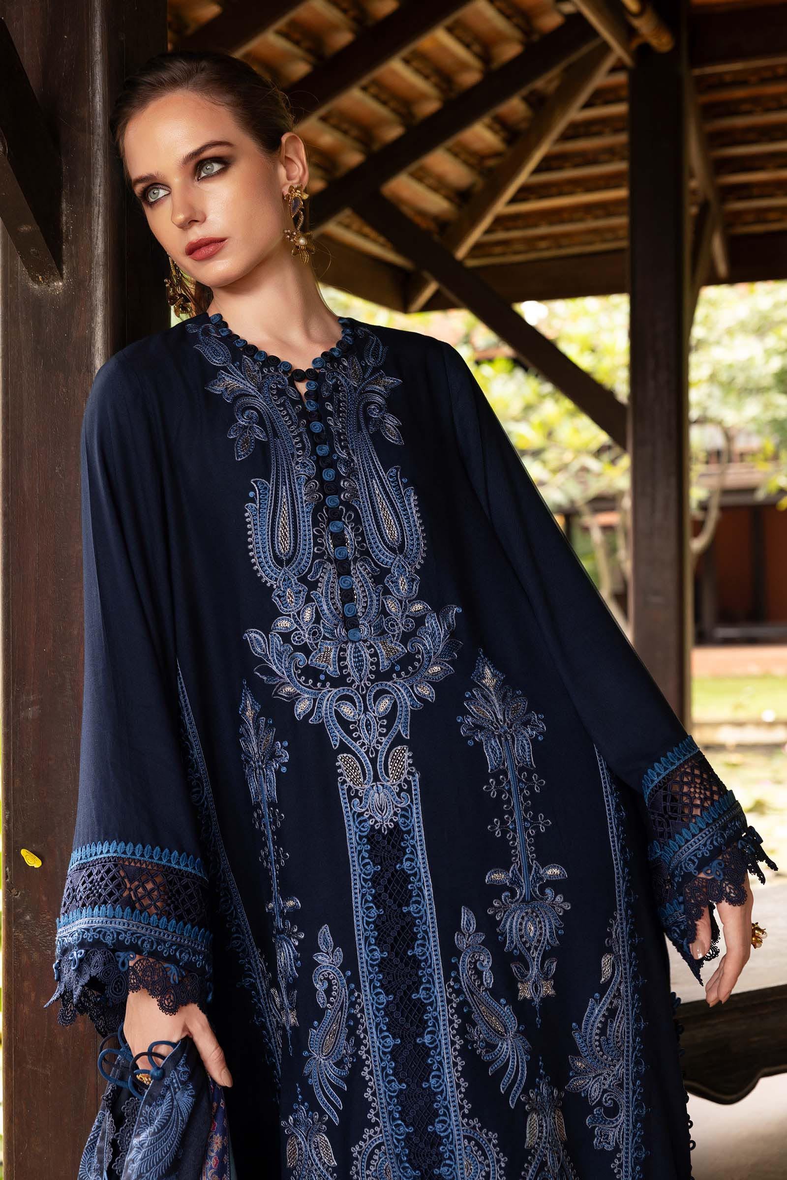 Embroidered Airjet Lawn 3-Piece Suit with Diamond Dupatta