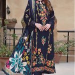 Embroidered Airjet Lawn 3-Piece Suit with Printed Diamond Dupatta