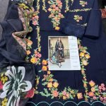Embroidered Airjet Lawn 3-Piece Suit with Printed Diamond Dupatta
