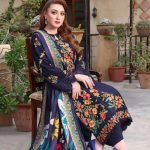 Embroidered Airjet Lawn 3-Piece Suit with Printed Diamond Dupatta