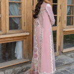 Chikankari Embroidered Lawn 3-Piece Suit with Printed Diamond Dupatta
