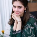 Heavy Embroidered Border Dhanak 3-Piece Suit with Digital Printed Shawl