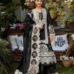 Cutwork Embroidered Lawn 3-Piece Suit with Khaddi Net Dupatta