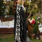 Cutwork Embroidered Lawn 3-Piece Suit with Khaddi Net Dupatta