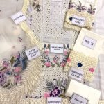 Chikankari Cutwork Lawn 3-Piece Suit with Organza Cutwork Dupatta