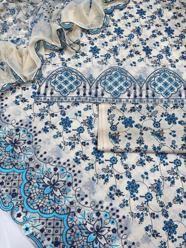 Faiza Saqlain LBE-LW-25 - Blue Variation