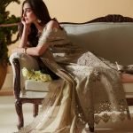 Laser Cutwork & Chikankari Lawn 3-Piece Suit with Khaddi Net Dupatta