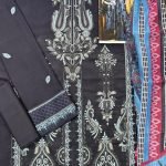 Embroidered Airjet Lawn 3-Piece Suit with Diamond Dupatta