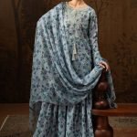Printed Silk 3-Piece Suit with Digital Printed Silk Dupatta