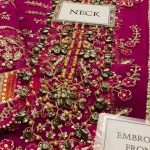 Handwork Embroidered Chiffon 3-Piece Suit with Sequence Dupatta