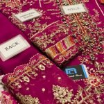 Handwork Embroidered Chiffon 3-Piece Suit with Sequence Dupatta