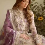 Luxury Printed Silk 3-Piece Suit with Digital Silk Dupatta