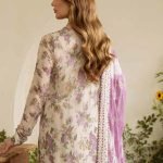 Luxury Printed Silk 3-Piece Suit with Digital Silk Dupatta
