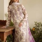 Luxury Printed Silk 3-Piece Suit with Digital Silk Dupatta