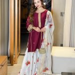Digital Printed Silk 3-Piece Suit with Pure Silk Dupatta